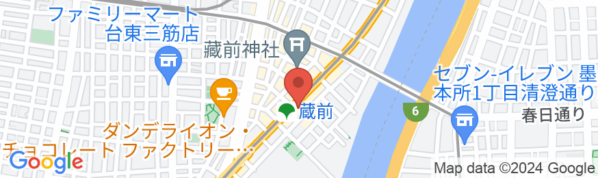 MyCUBE by MYSTAYS浅草蔵前(マイキューブバイマイステイズ)の地図