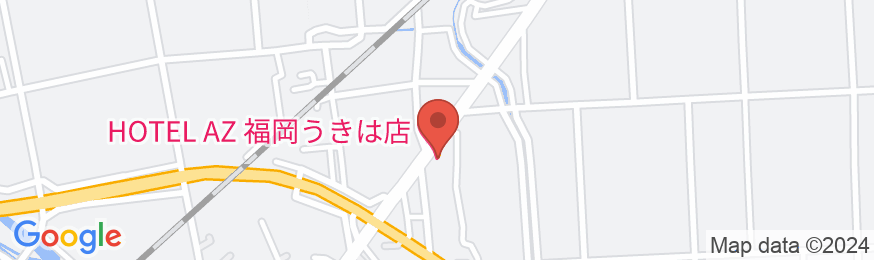 HOTEL AZ 福岡うきは店の地図