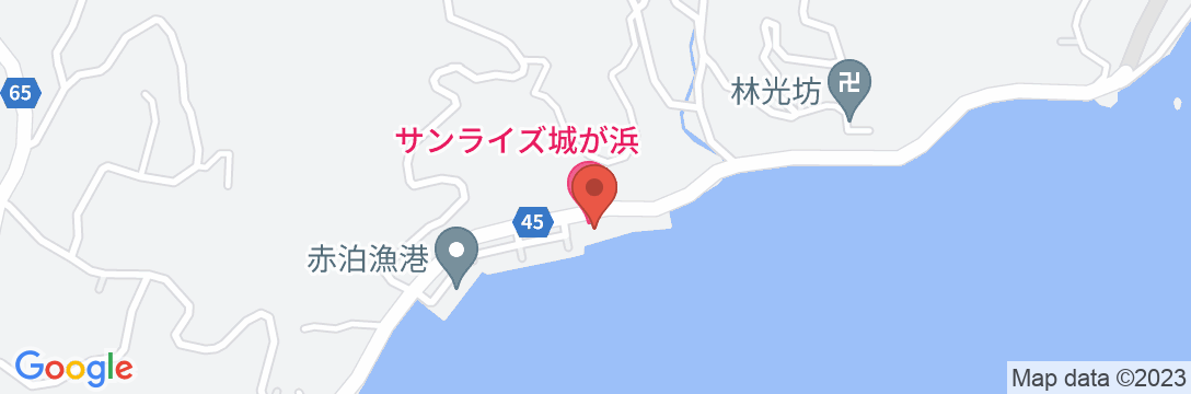 サンライズ城が浜 <佐渡島>の地図