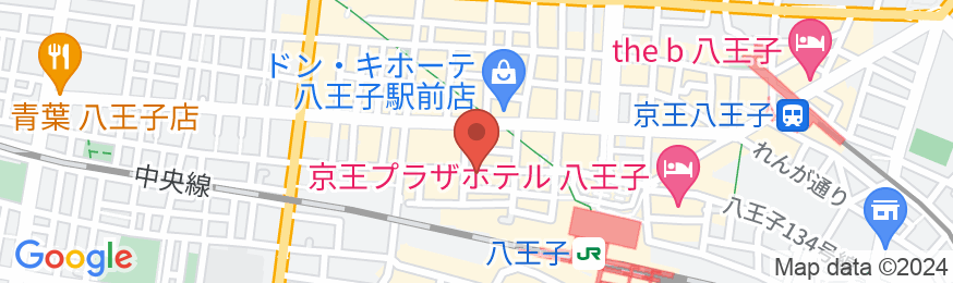 東横INN東京八王子駅北口の地図