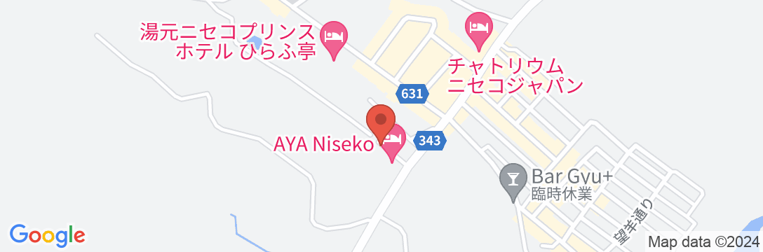 綾ニセコの地図