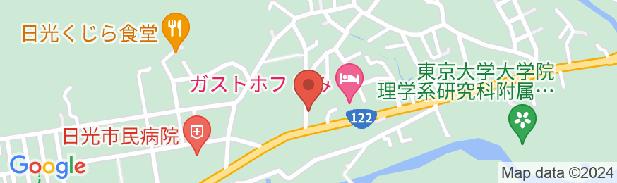 日光素泊まりの宿 憩～ikoi～の地図