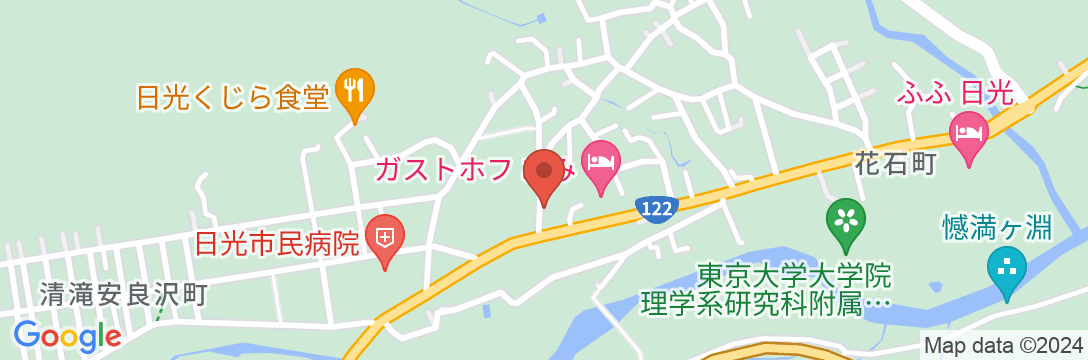 日光素泊まりの宿 憩～ikoi～の地図