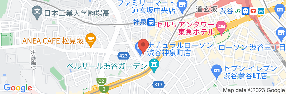 NADESHIKO HOTEL SHIBUYA by unitoの地図