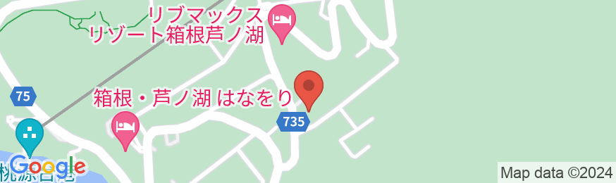 芦ノ湖ペンション森の地図