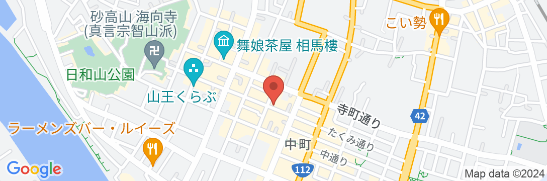 最上屋旅館<山形県酒田市>の地図