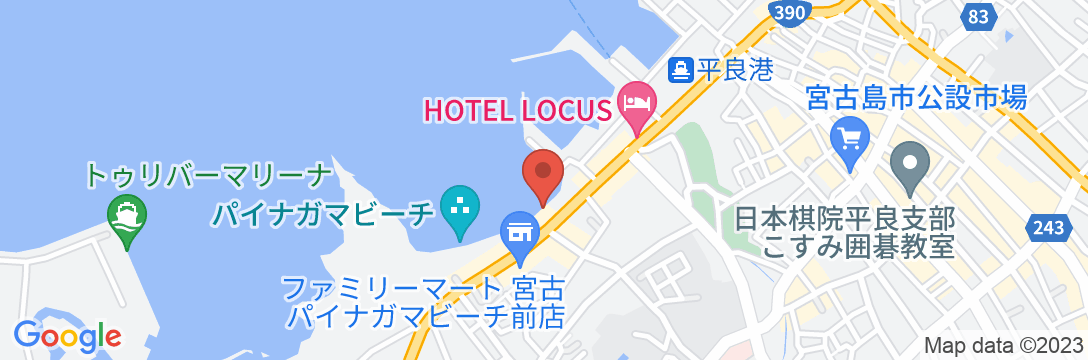 リゾートペンション クルー <宮古島>の地図