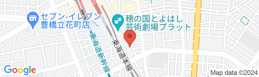 豊橋ステーションホテル(くれたけホテルチェーン)の地図