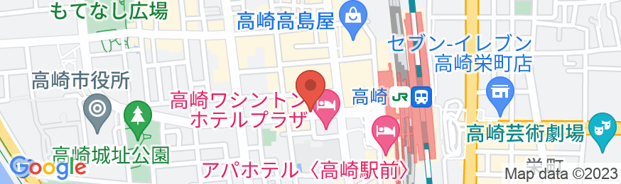 セントラルホテル高崎の地図