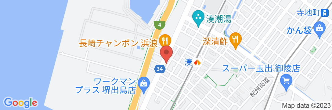 シティホテル青雲荘の地図