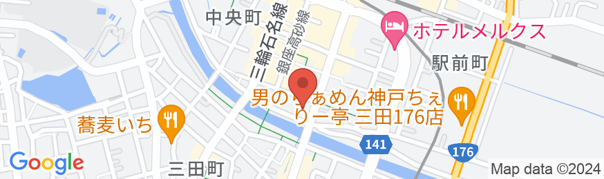 プラザホテル三田の地図