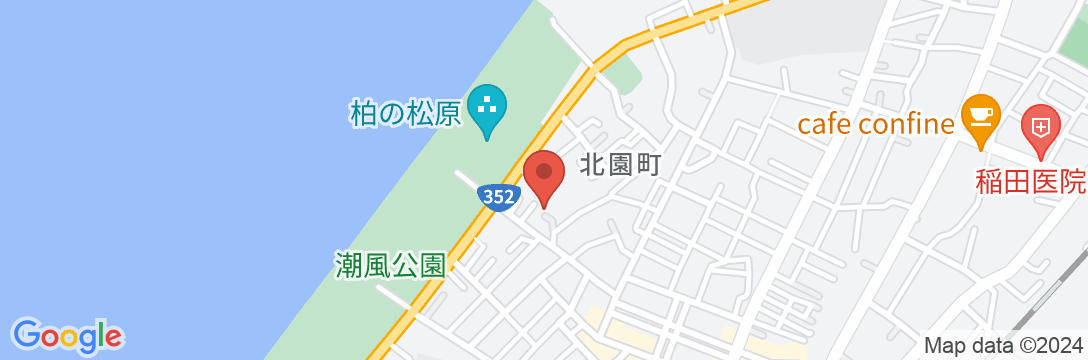柏崎海浜ホテルの地図
