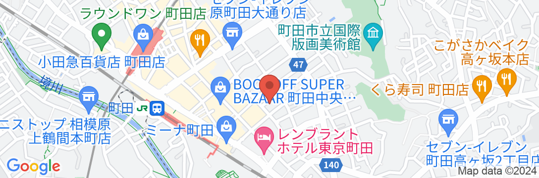 アパホテル〈町田駅東〉の地図