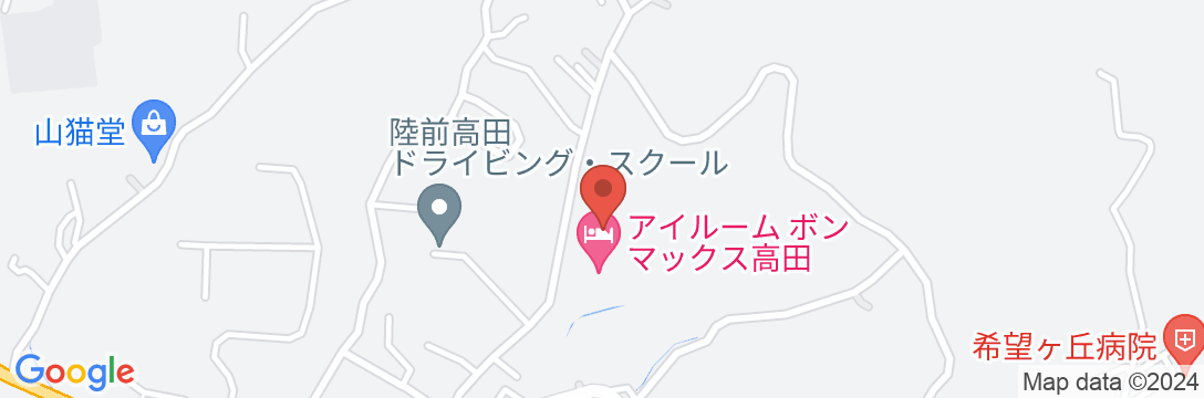 アイルーム ボンマックス高田の地図