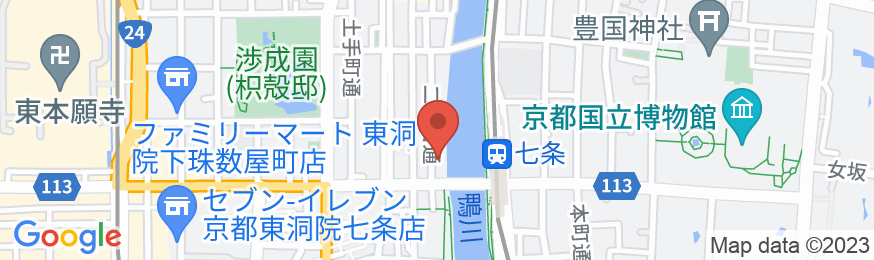 京都鴨川のお宿 たまみの地図