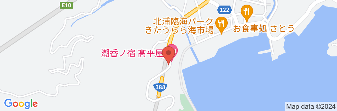 潮香ノ宿 高平屋の地図