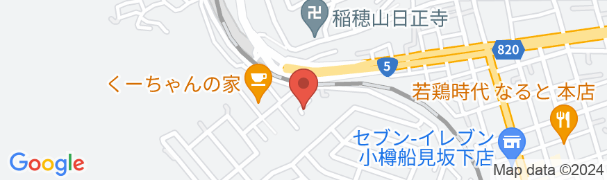 小樽ゲストハウスハーベストの地図