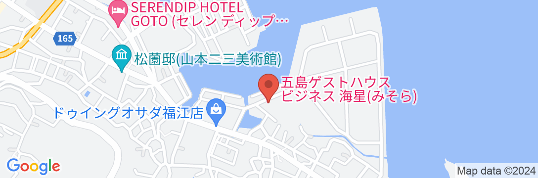五島ゲストハウスビジネス 海星(みそら)<五島・福江島>の地図