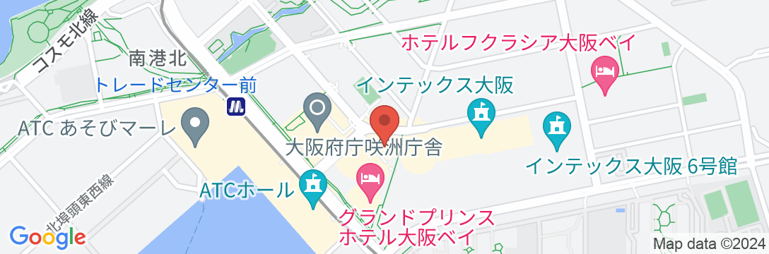 クインテッサホテル大阪ベイの地図
