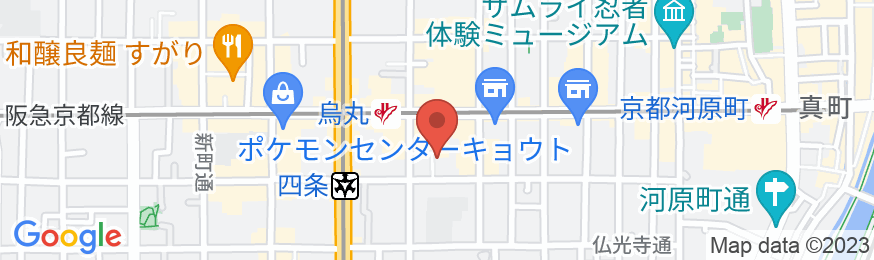 京小宿・華乃家の地図
