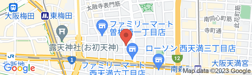 大阪ゲストハウス桜の地図