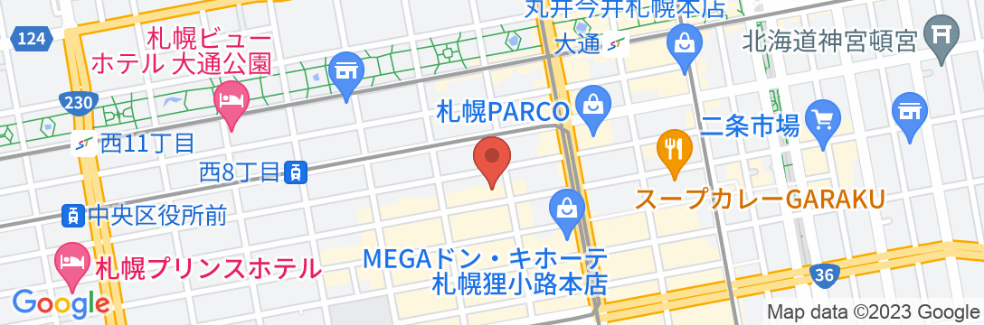 ラ・ジェント・ステイ札幌大通の地図