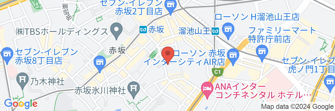 ホテルマイステイズプレミア赤坂の地図