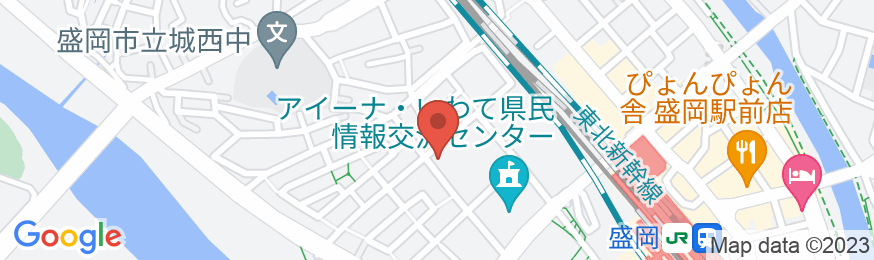 HOTEL JIN盛岡駅前の地図