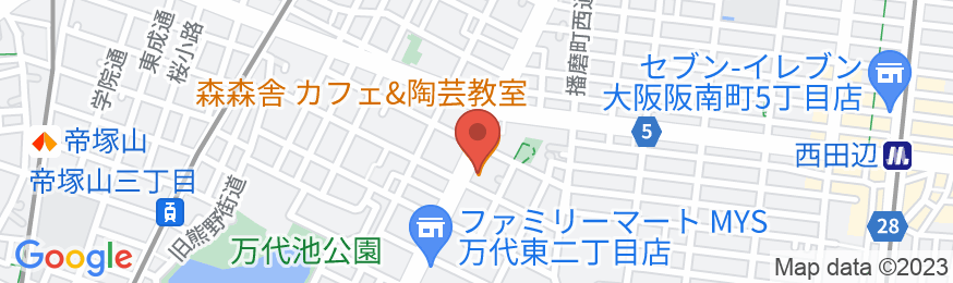 BONFIRE HOSTEL Osakaの地図