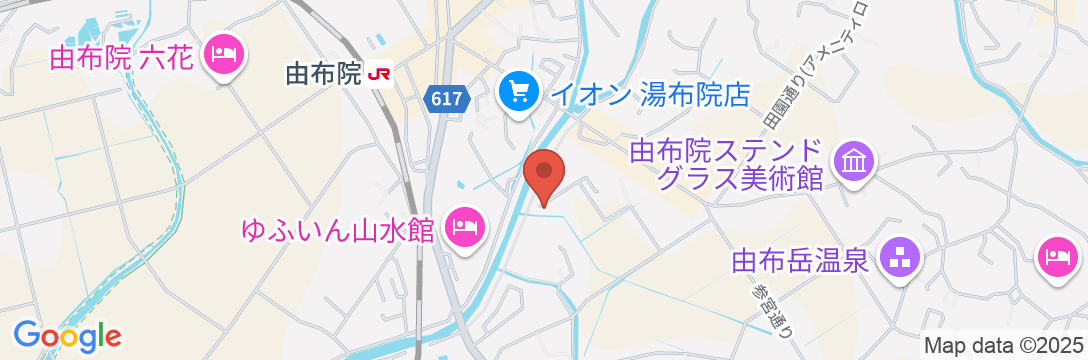 由布院温泉 湯布院旅館のぎくの地図