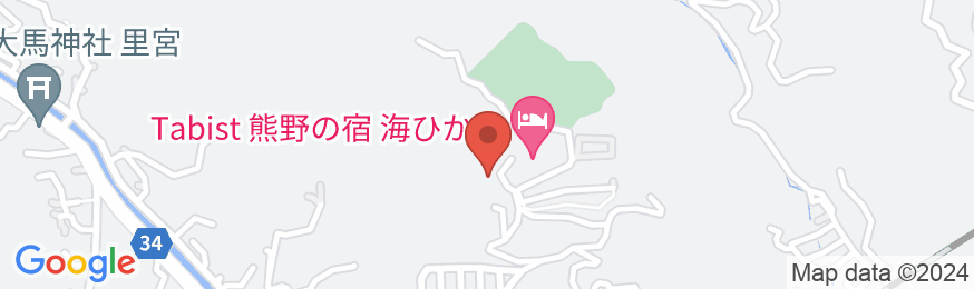 Tabist 熊野の宿 海ひかりの地図
