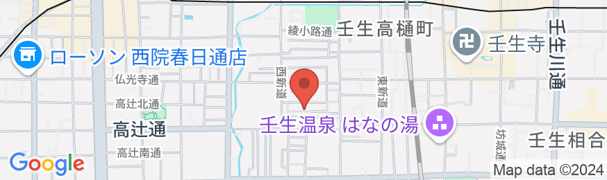 壬生寺 梅ノ戸庵の地図