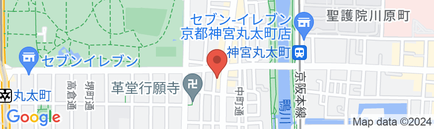 ゲストハウス 京都阿美家の地図