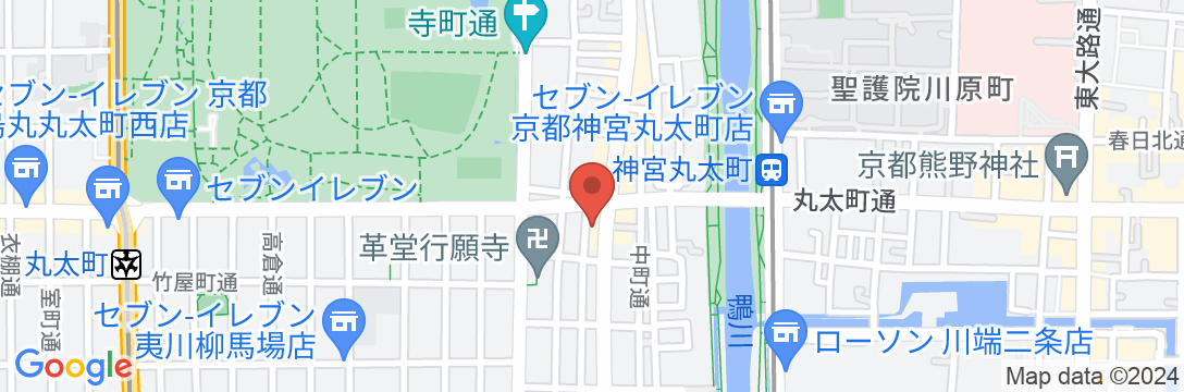 ゲストハウス 京都阿美家の地図