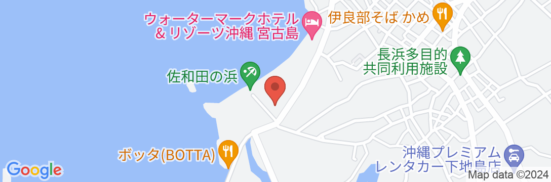 いなうの郷 <伊良部島>の地図