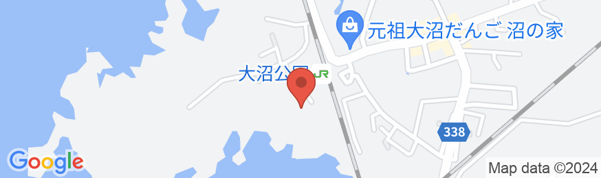 函館大沼 鶴雅リゾート エプイの地図