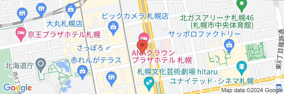 JRイン札幌駅南口の地図