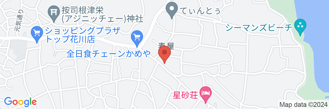 竹丸荘 <与論島>の地図