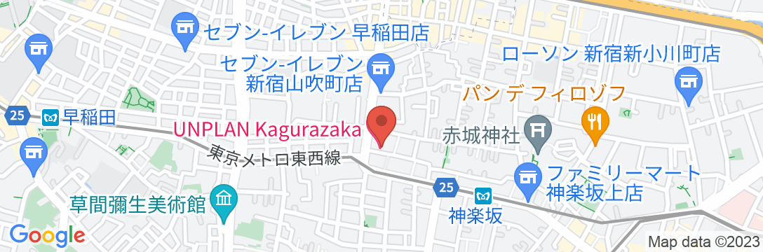 UNPLAN kagurazakaの地図