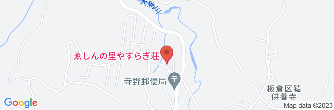 飯田温泉 ゑしんの里 やすらぎ荘の地図