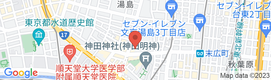 アパホテル〈御茶ノ水駅北〉の地図