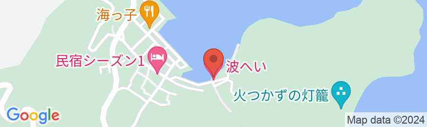直島 海辺の宿 波へい <直島>の地図
