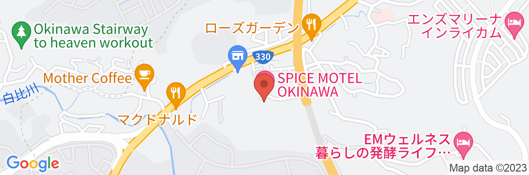 SPICE MOTEL OKINAWAの地図