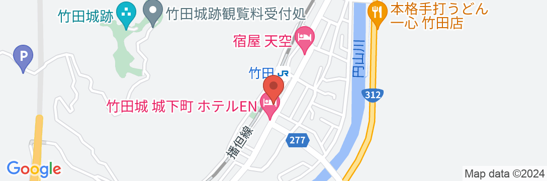 竹田城下まち 朱々 ‐ShuShu‐の地図