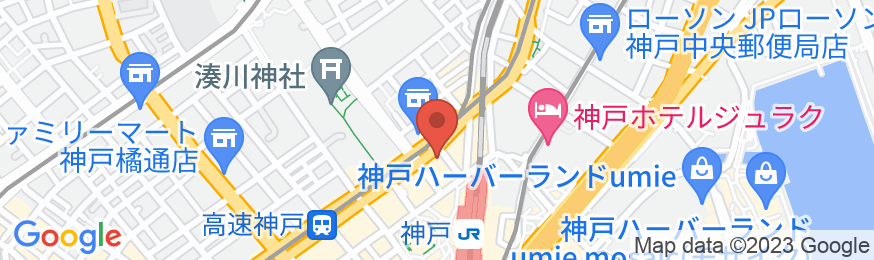 センチュリオンホテル グランド 神戸駅前の地図