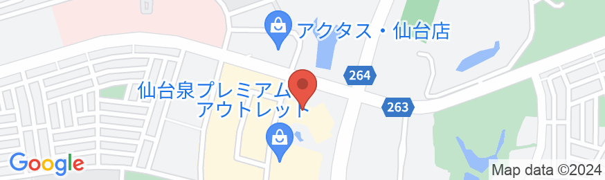 仙台ロイヤルパークホテルの地図