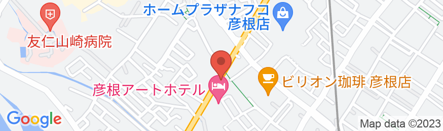 彦根アートホテルの地図