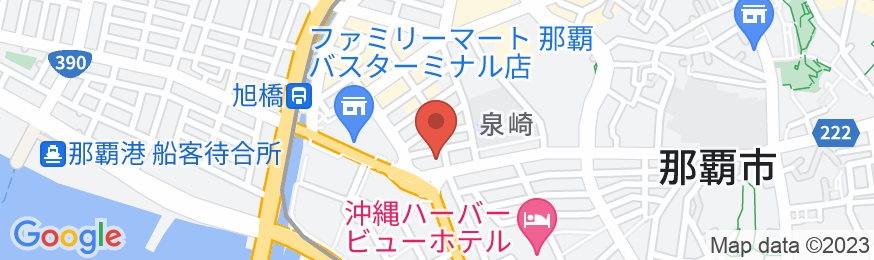 ホテルルートイン那覇旭橋駅東の地図
