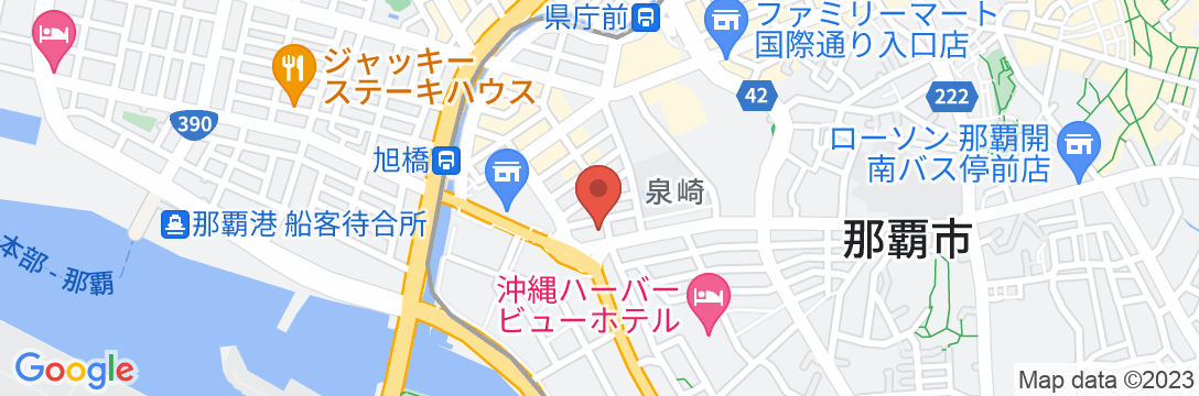 ホテルルートイン那覇旭橋駅東の地図