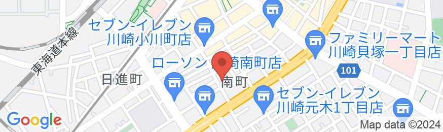 スカイハートホテル川崎の地図
